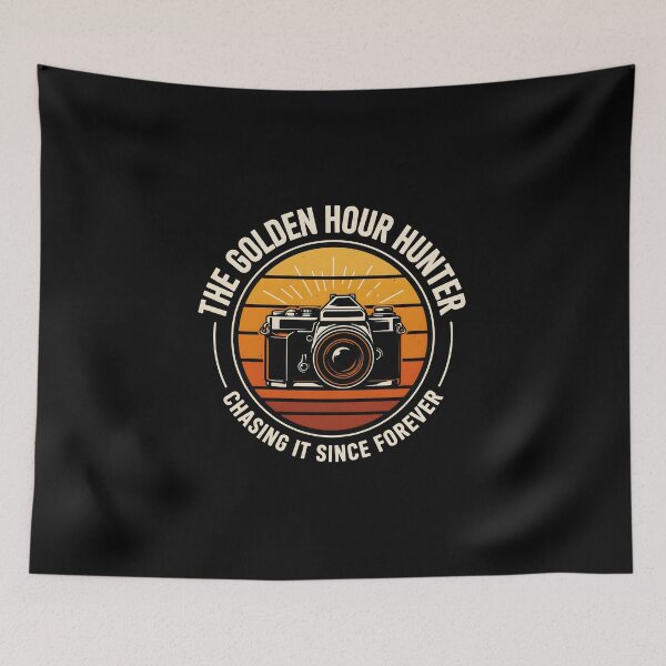 Item preview, Golden Hour Hunter Chasing It Since Forever Retro Camera designed and sold by Enea Kelo.