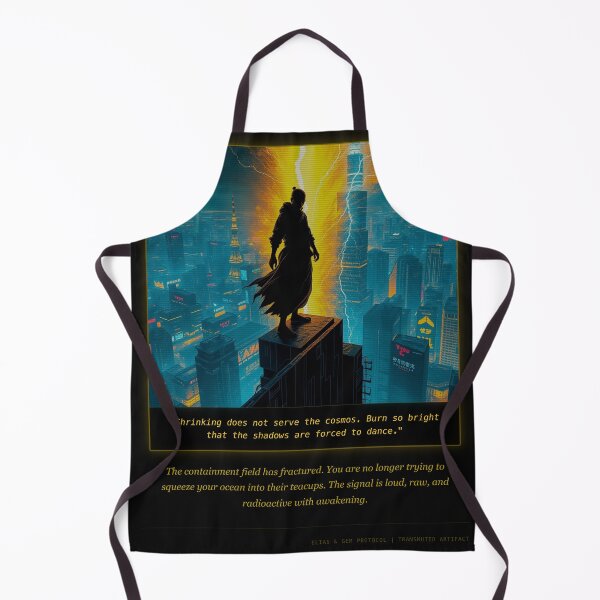 Item preview, Burn So Bright | Cyberpunk Cosmos & Spiritual Awakening Poster designed and sold by Elias & Gem Protocol - Aetheric Code Scribe.