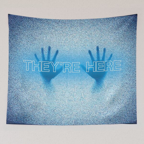 Item preview, They’re Here (With Hands) designed and sold by SarahJosArt.