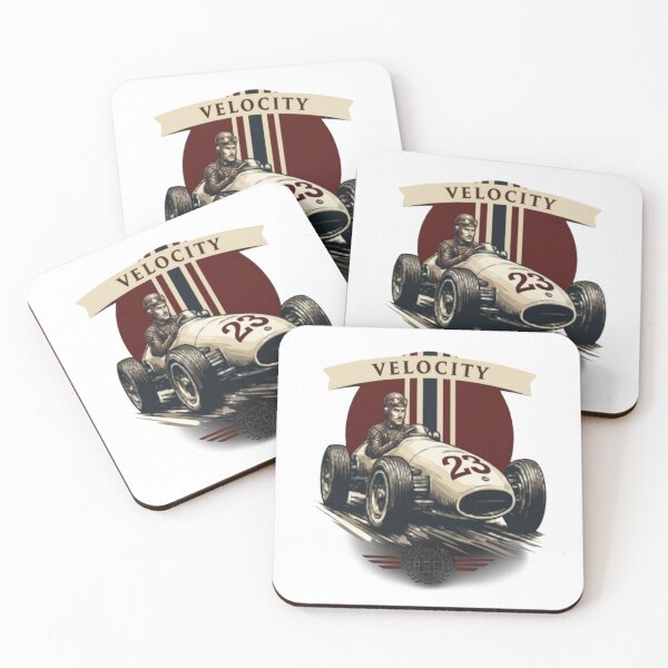 Item preview, Vintage Racing Velocity Car designed and sold by Northern Glow Art.