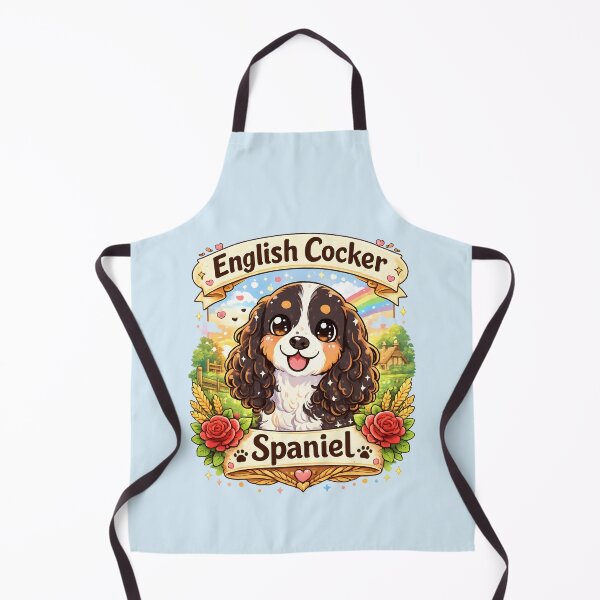 Item preview, Cute English Cocker Spaniel Kawaii Dog Lover Floral Cottagecore Design designed and sold by blankTeeShirt.