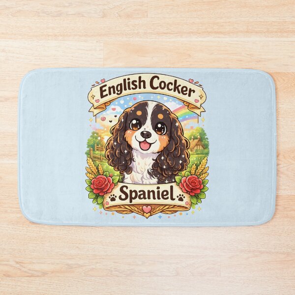 Item preview, Cute English Cocker Spaniel Kawaii Dog Lover Floral Cottagecore Design designed and sold by blankTeeShirt.