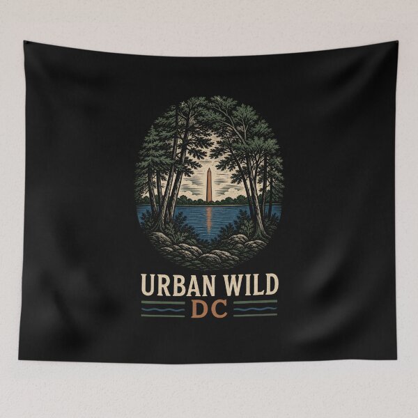 Item preview, Washington DC Urban Wild: Monument Through Trees designed and sold by Fenay Designs.