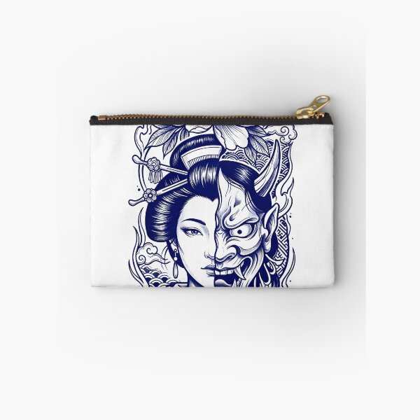 Item preview, Half Geisha Half Hannya Tattoo Design designed and sold by Neo Tokio.