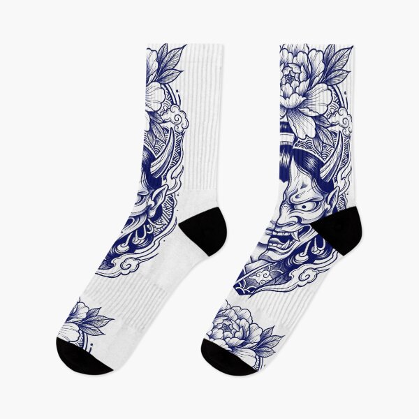 Item preview, Half Geisha Half Hannya Tattoo Design designed and sold by Neo Tokio.