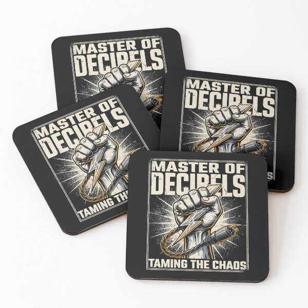 Item preview, Master of Decibels Taming The Chaos Audio Engineer designed and sold by Enea Kelo.