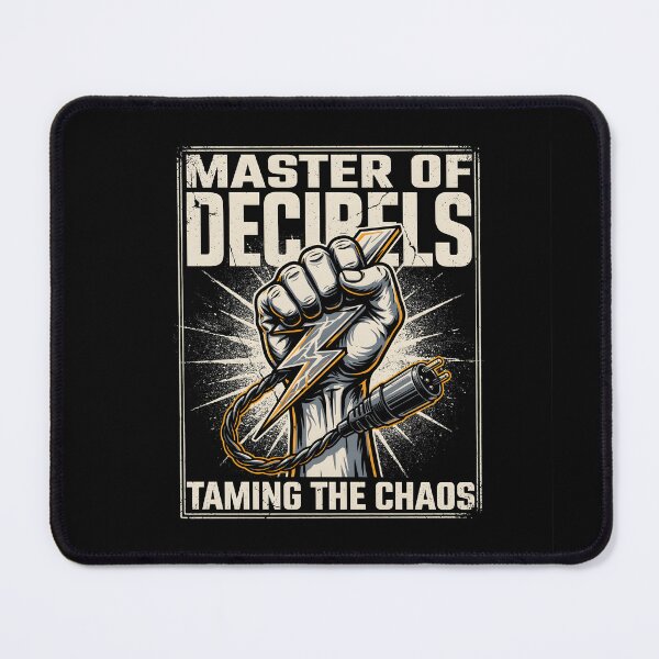 Item preview, Master of Decibels Taming The Chaos Audio Engineer designed and sold by Enea Kelo.