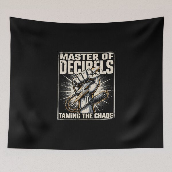 Item preview, Master of Decibels Taming The Chaos Audio Engineer designed and sold by Enea Kelo.
