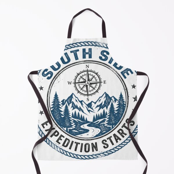 Item preview, South Side Expedition Starts Retro Mountain Compass Badge Vector Design designed and sold by Rahat3344.