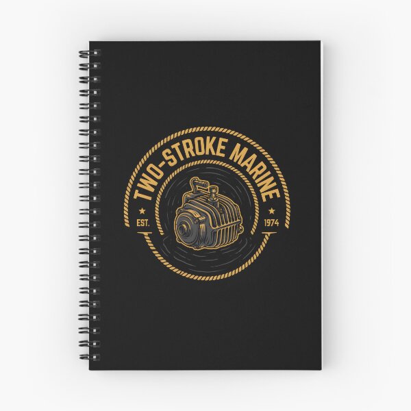 Item preview, Two Stroke Marine Vintage Outboard Engine Badge designed and sold by Enea Kelo.