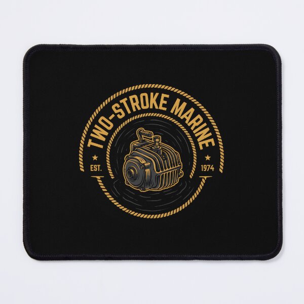 Item preview, Two Stroke Marine Vintage Outboard Engine Badge designed and sold by Enea Kelo.