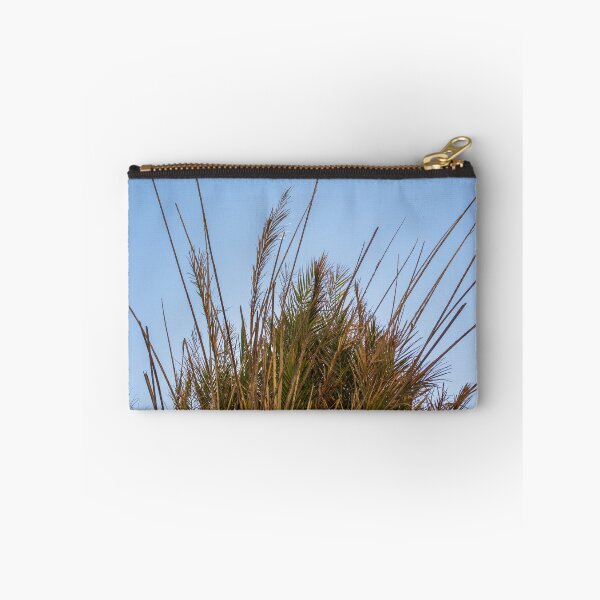 Item preview, Palm Tree Crown Against Clear Blue Sky With Dry Fronds and Tropical Foliage Detail designed and sold by Nmallia.