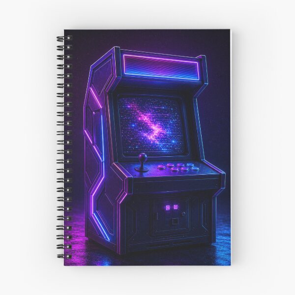 Item preview, Pink Blue Neon Arcade Game Cabinet designed and sold by kayodeDesign.
