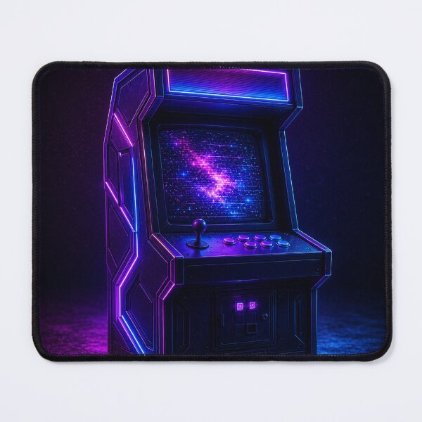 Item preview, Pink Blue Neon Arcade Game Cabinet designed and sold by kayodeDesign.