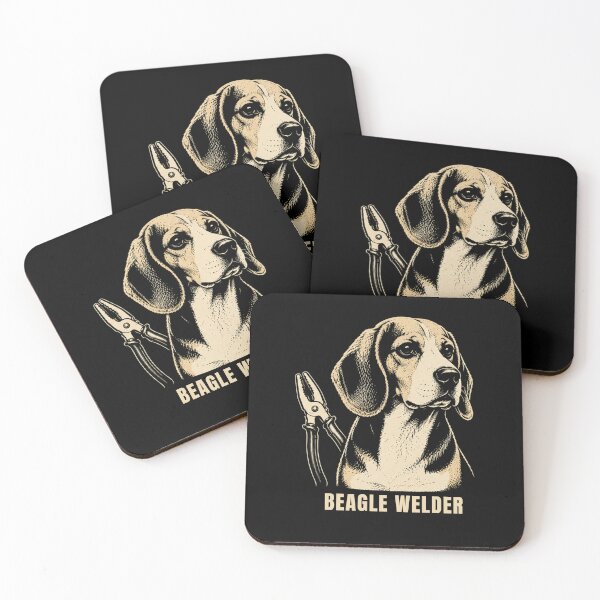 Item preview, Beagle Welder | Beagle Welding Vintage Graphic designed and sold by RusticMeadow.