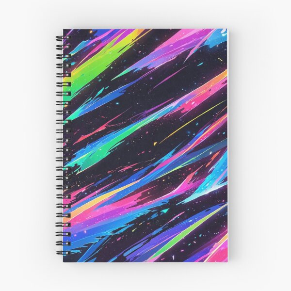 Item preview, Neon Cosmic Paint Splatter - Cyberpunk Space Abstract Wave designed and sold by LYAN-STORE.