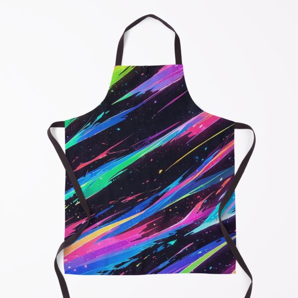 Item preview, Neon Cosmic Paint Splatter - Cyberpunk Space Abstract Wave designed and sold by LYAN-STORE.
