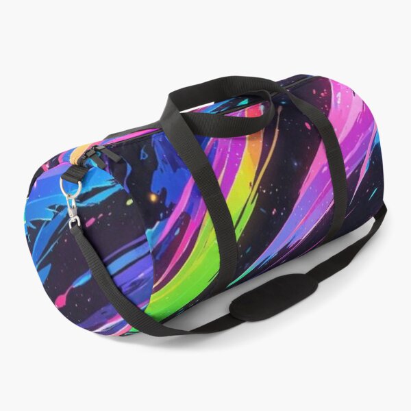 Item preview, Neon Cosmic Paint Splatter - Cyberpunk Space Abstract Wave designed and sold by LYAN-STORE.
