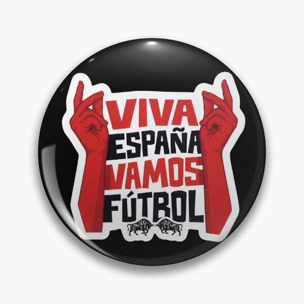 Item preview, Viva España Vamos Fútbol Graffiti Red Flamenco Sticker designed and sold by StikerChuns.