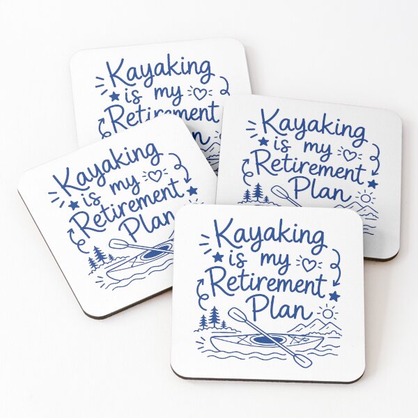 Item preview, Kayaking is my retirement plan - funny kayaker designed and sold by gunaone-design.