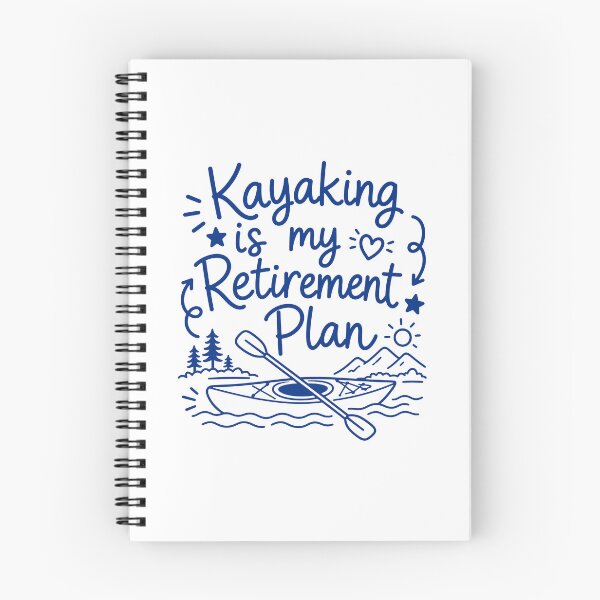 Item preview, Kayaking is my retirement plan - funny kayaker designed and sold by gunaone-design.