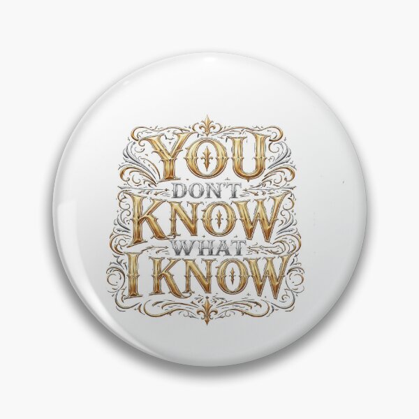 Item preview, you dont know what i know. designed and sold by Zimmonz World of Nightmares.