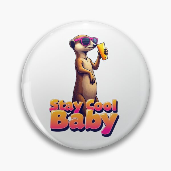 Item preview, Cool Meerkat Stay Cool Baby Sticker designed and sold by FlippoStories.