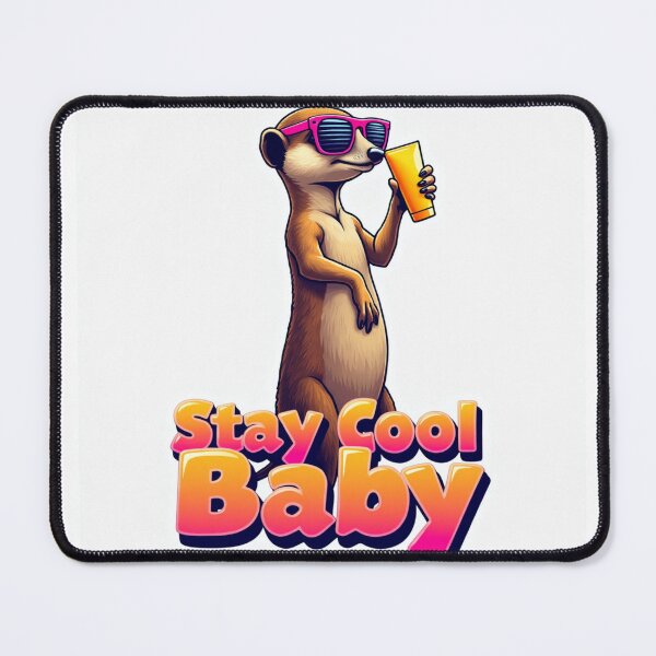 Item preview, Cool Meerkat Stay Cool Baby Sticker designed and sold by FlippoStories.