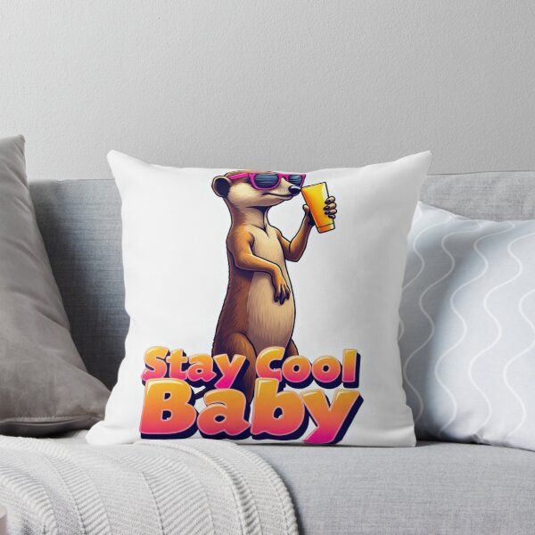 Item preview, Cool Meerkat Stay Cool Baby Sticker designed and sold by FlippoStories.