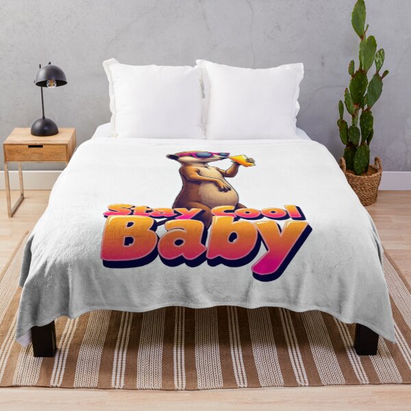 Item preview, Cool Meerkat Stay Cool Baby Sticker designed and sold by FlippoStories.
