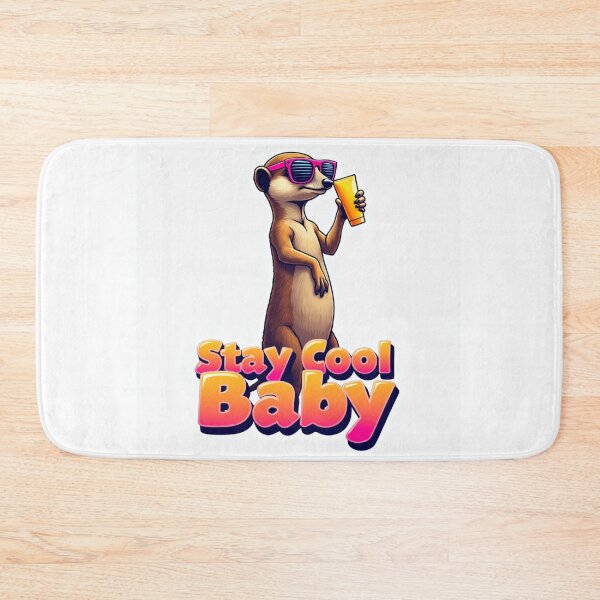 Item preview, Cool Meerkat Stay Cool Baby Sticker designed and sold by FlippoStories.