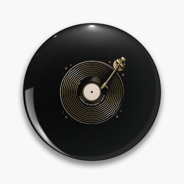 Item preview, In Search Of The Perfect Groove Retro Vinyl Turntable designed and sold by Enea Kelo.