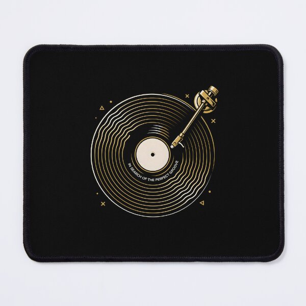 Item preview, In Search Of The Perfect Groove Retro Vinyl Turntable designed and sold by Enea Kelo.