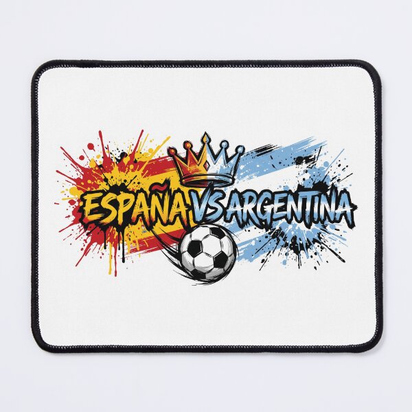 Item preview, Spain vs Argentina Football Champions Finalissima Sticker designed and sold by StikerChuns.