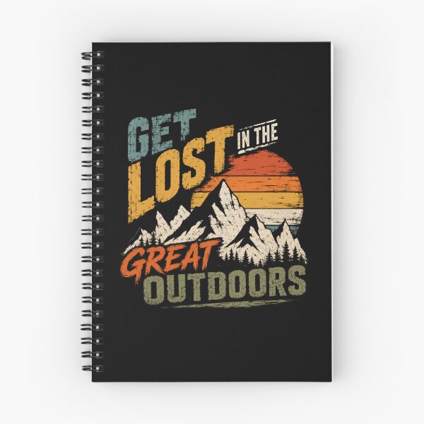 Item preview, Get Lost In The Great Outdoors Mountain Hiking Camping Adventurer designed and sold by JonesFlora2025.