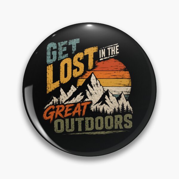 Item preview, Get Lost In The Great Outdoors Mountain Hiking Camping Adventurer designed and sold by JonesFlora2025.