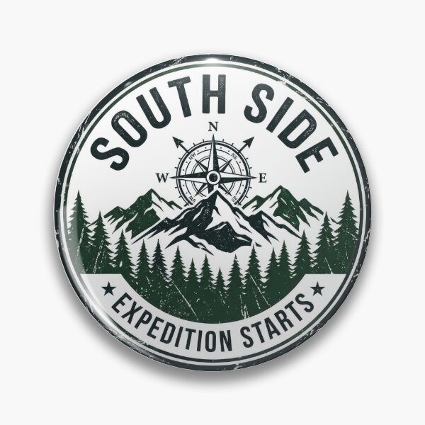 Item preview, Retro Adventure Camping South Side Mountain Pathway Vector Tee Graphic designed and sold by Rahat3344.