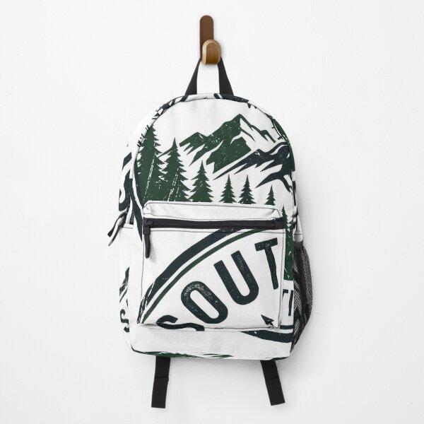 Item preview, Retro Adventure Camping South Side Mountain Pathway Vector Tee Graphic designed and sold by Rahat3344.