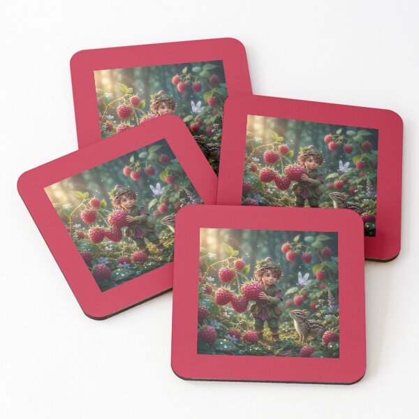 Item preview, ​The Little Raspberry Elf. designed and sold by JoyNest = "The nest of joy".