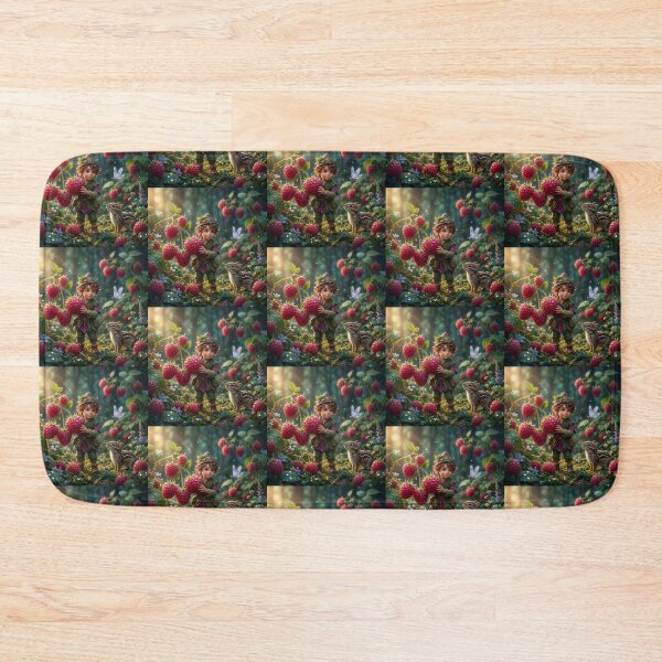 Item preview, ​The Little Raspberry Elf. designed and sold by JoyNest = "The nest of joy".