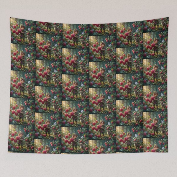 Item preview, ​The Little Raspberry Elf. designed and sold by JoyNest = "The nest of joy".