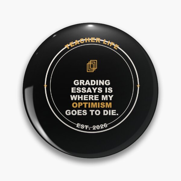 Item preview, Grading Optimism - Teacher gift designed and sold by Harlo.co.