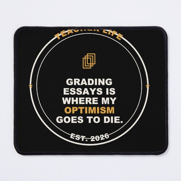 Item preview, Grading Optimism - Teacher gift designed and sold by Harlo.co.