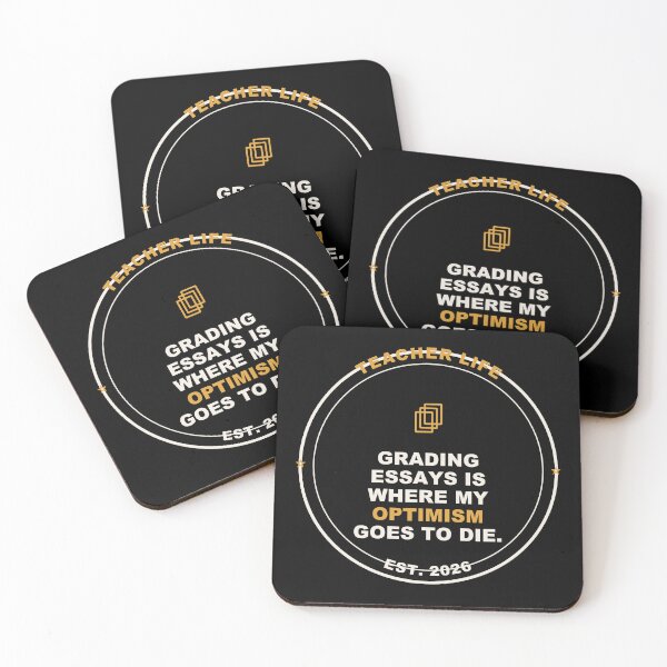 Item preview, Grading Optimism - Teacher gift designed and sold by Harlo.co.