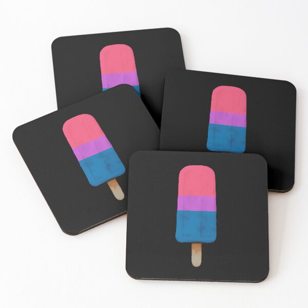 Item preview, Cute Bisexual Pride Flag Popsicle designed and sold by TackyTime.
