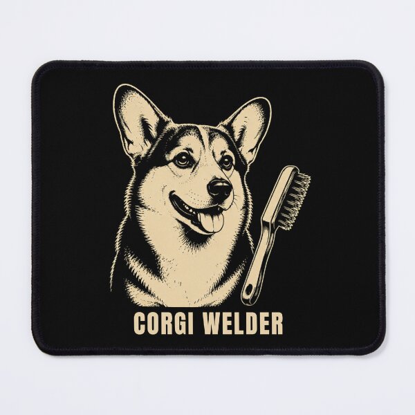 Item preview, Corgi Welder | Pembroke Welsh Corgi Welding Vintage Graphic designed and sold by RusticMeadow.