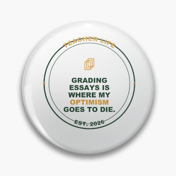 Item preview, Grading Optimism - Teacher gift - Light Edition designed and sold by Harlo.co.