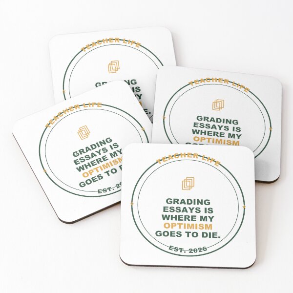 Item preview, Grading Optimism - Teacher gift - Light Edition designed and sold by Harlo.co.