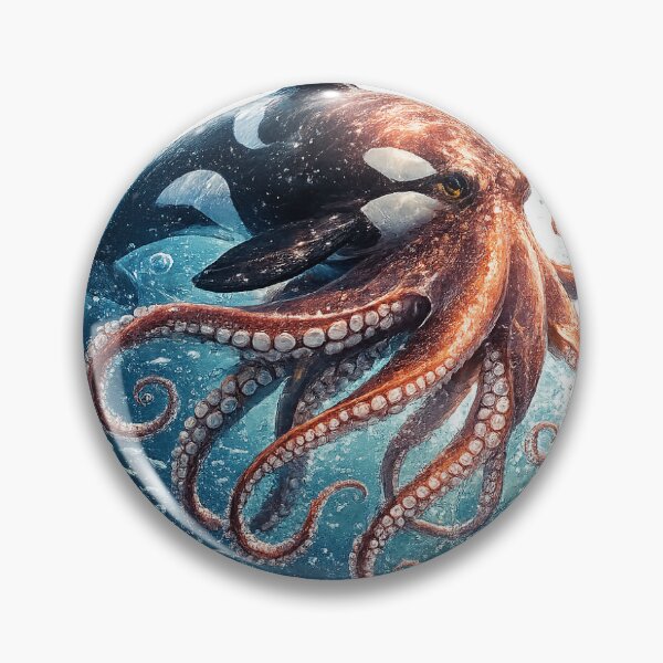 Item preview, Majestic Giant Octopus Sticker Art designed and sold by Smoimi.