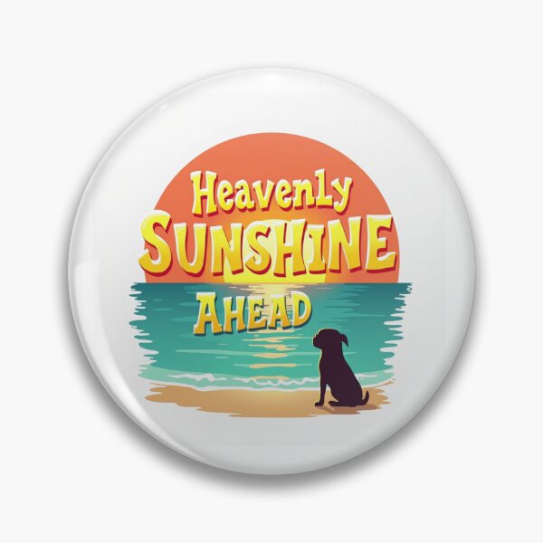 Item preview, Heavenly Sunshine Ahead Dog Beach Sunset Illustration designed and sold by FlippoStories.